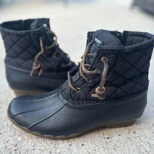 Sperry Unisex-Child Saltwater Ankle Boot - Big Kid Size 5